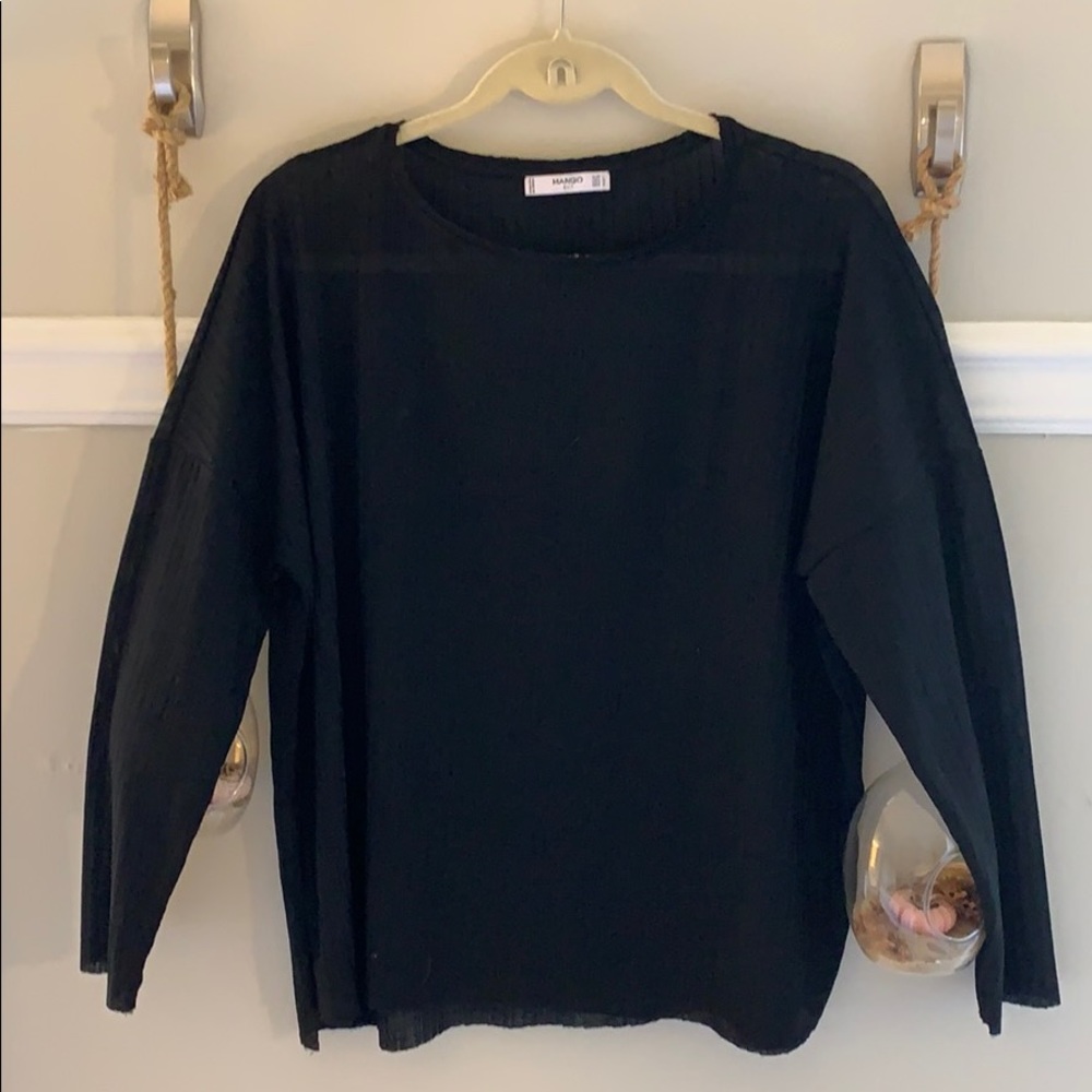 Mango Ribbed Long Sleeve